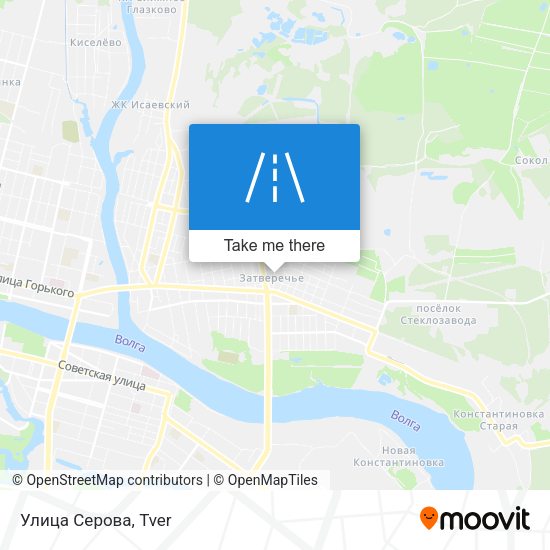 Улица Серова map