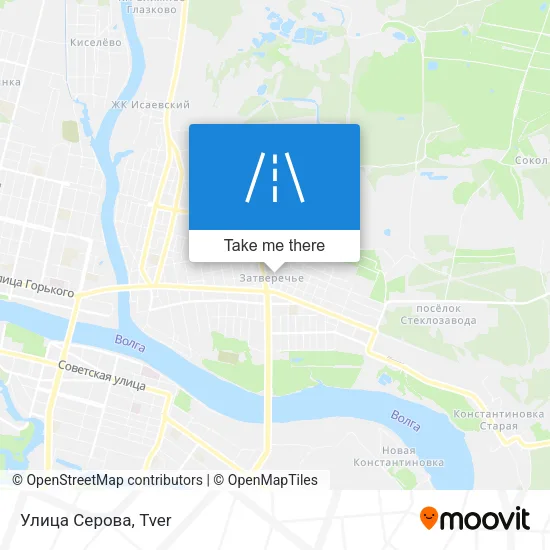 Улица Серова map