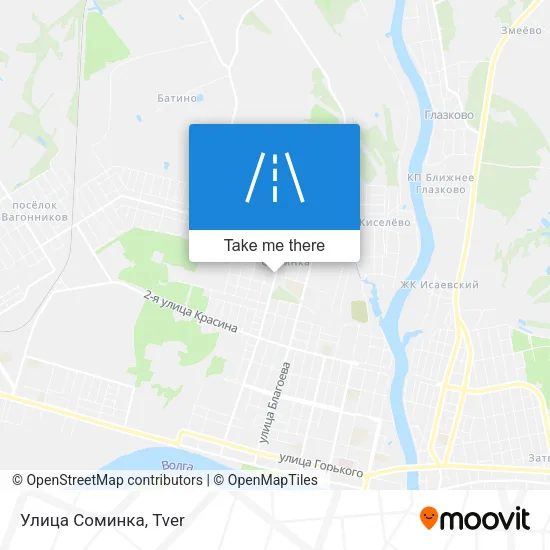 Улица Соминка map