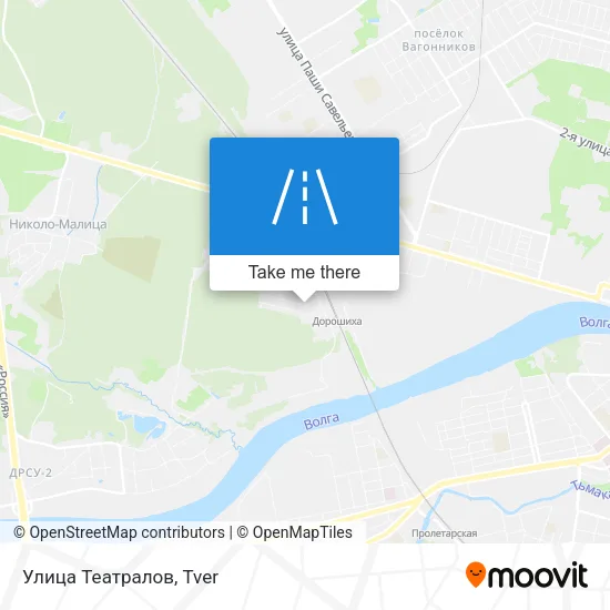 Улица Театралов map