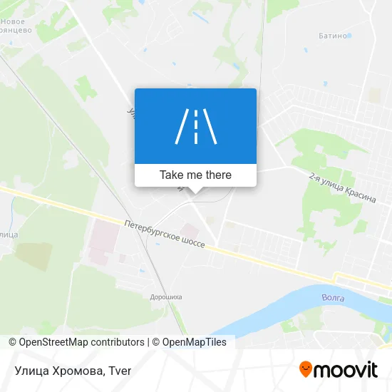 Улица Хромова map