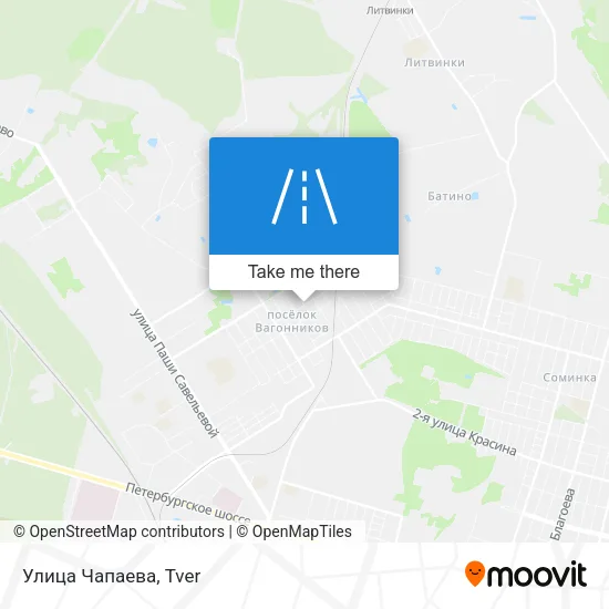 Улица Чапаева map