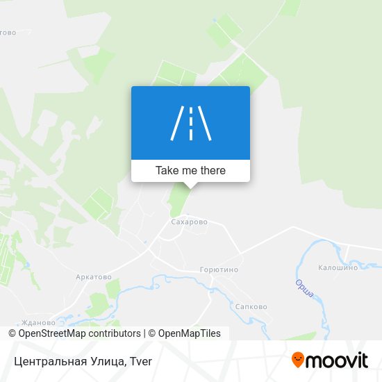 Центральная Улица map