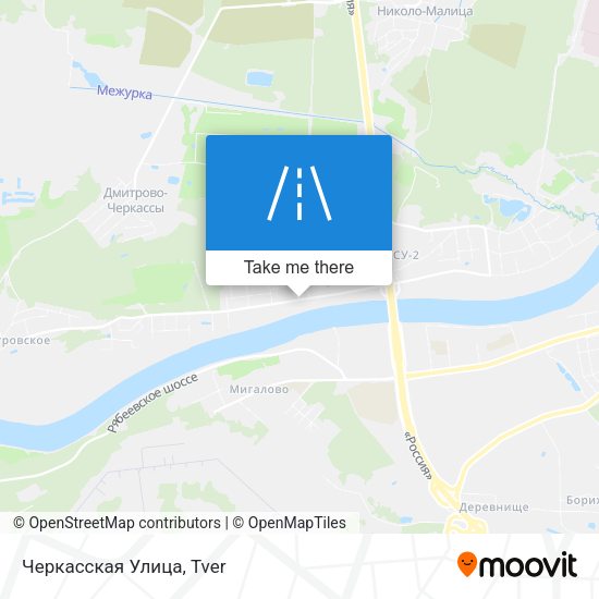 Черкасская Улица map