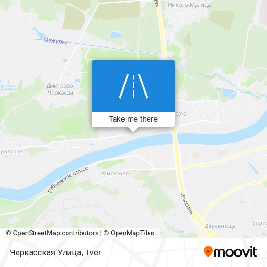 Черкасская Улица map
