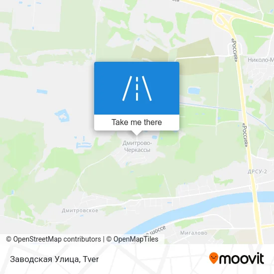 Заводская Улица map