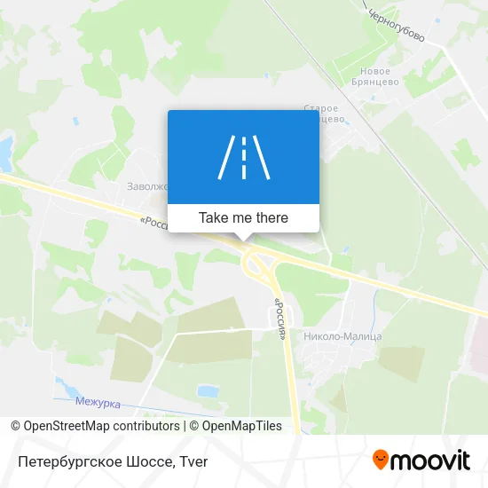 Петербургское Шоссе map