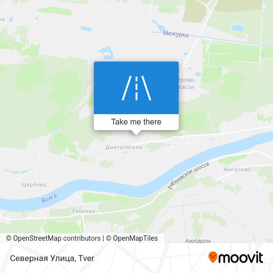 Северная Улица map