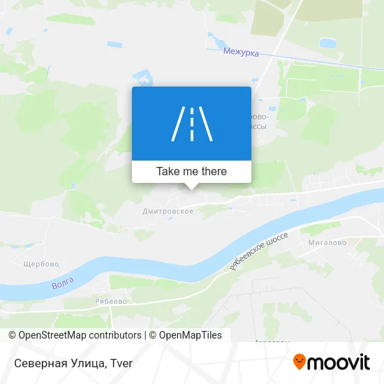 Северная Улица map