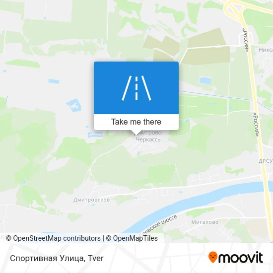 Спортивная Улица map