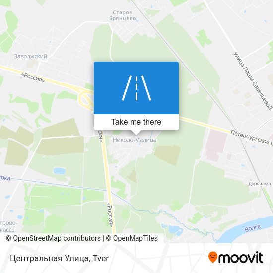 Центральная Улица map
