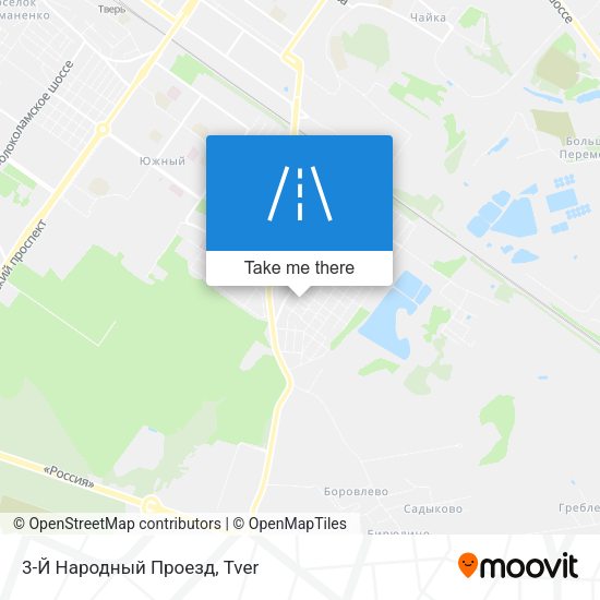 3-Й Народный Проезд map