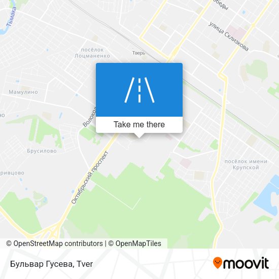 Бульвар Гусева map