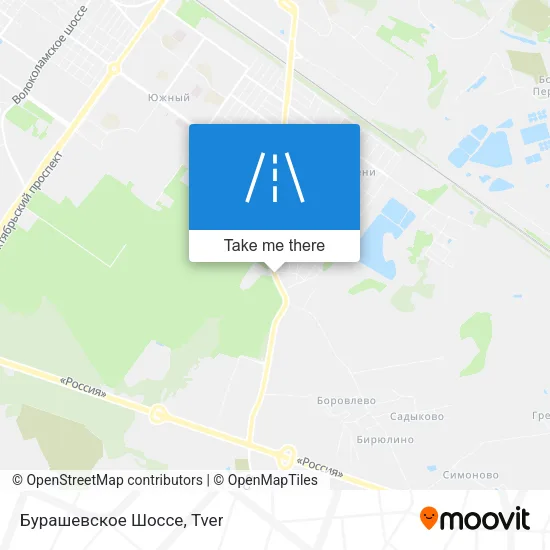 Бурашевское Шоссе map