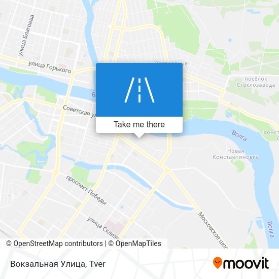 Вокзальная Улица map