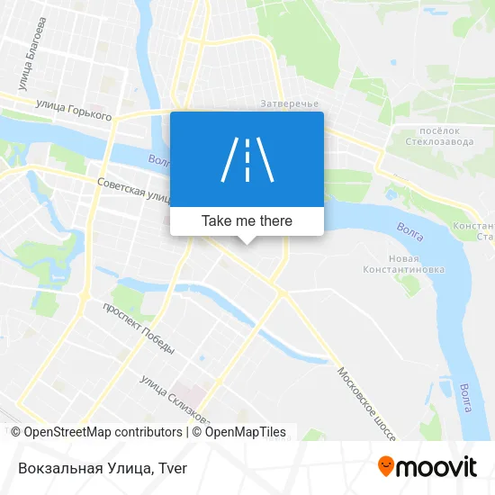 Вокзальная Улица map