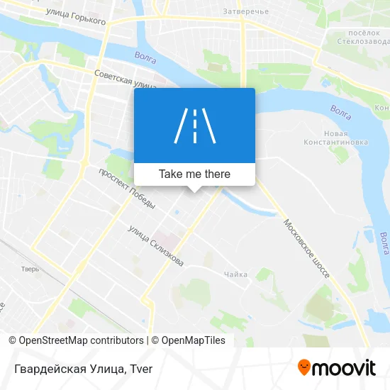 Гвардейская Улица map
