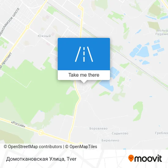 Домоткановская Улица map