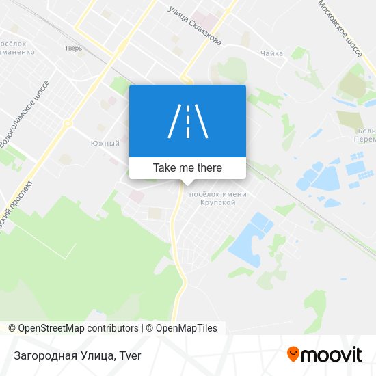Загородная Улица map