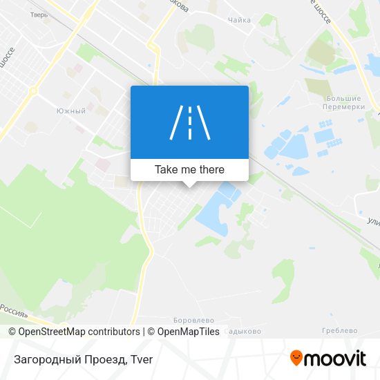 Загородный Проезд map