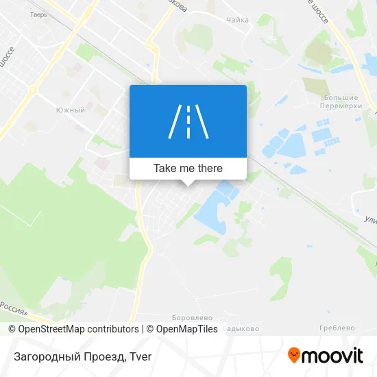Загородный Проезд map