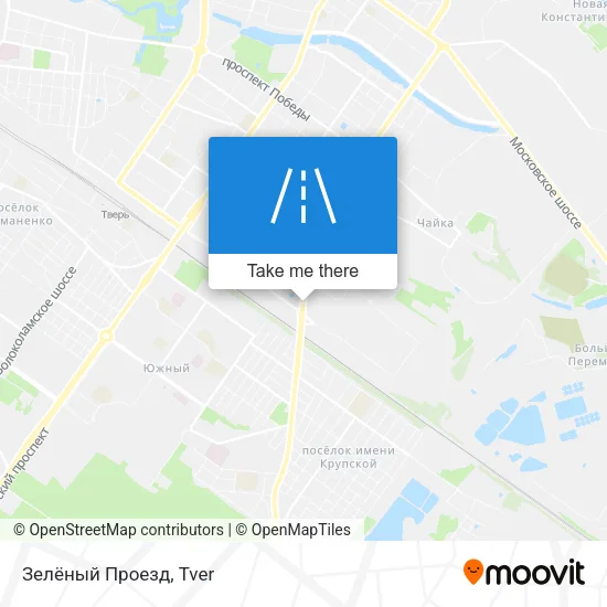 Зелёный Проезд map