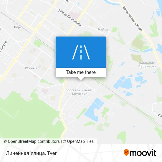 Линейная Улица map