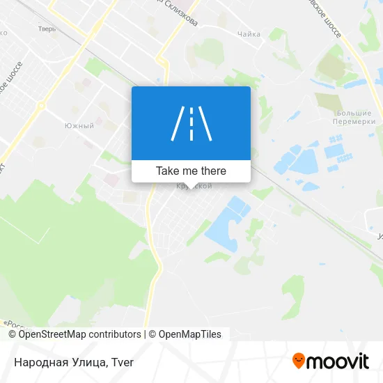 Народная Улица map