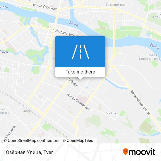 Озёрная Улица map