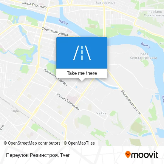 Переулок Резинстроя map