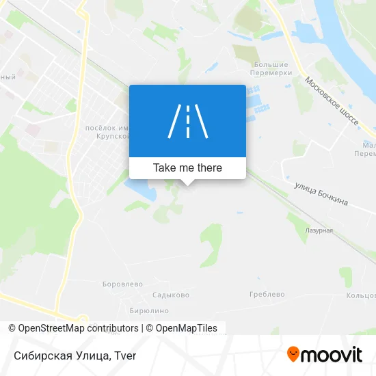 Сибирская Улица map