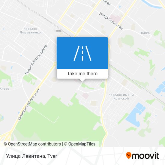 Улица Левитана map