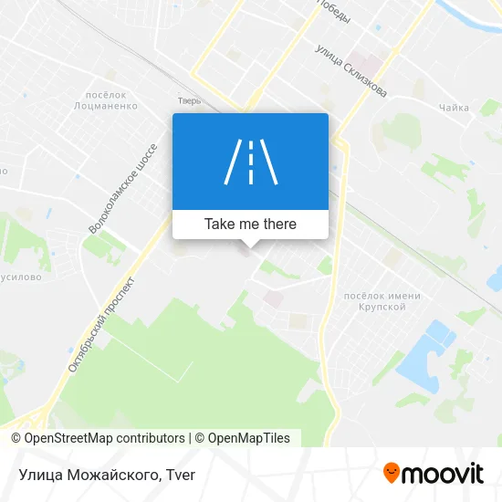 Улица Можайского map