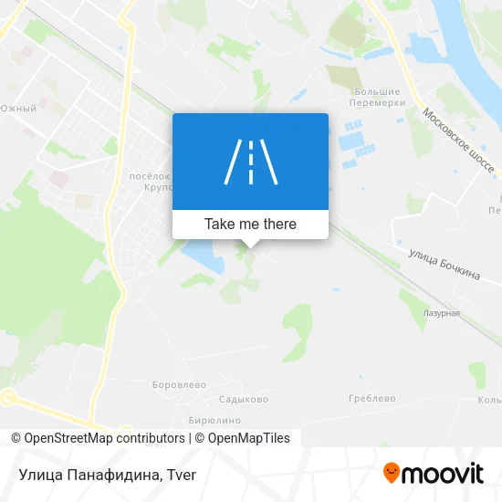 Улица Панафидина map