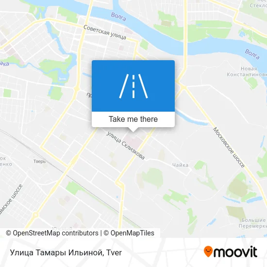 Улица Тамары Ильиной map