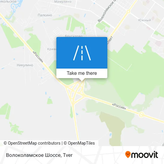 Волоколамское Шоссе map