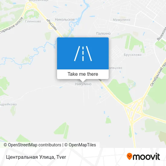 Центральная Улица map