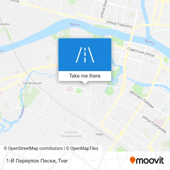 1-Й Переулок Пески map