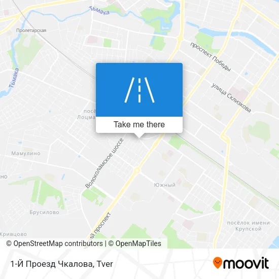 1-Й Проезд Чкалова map
