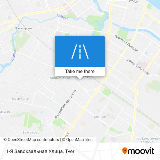 1-Я Завокзальная Улица map