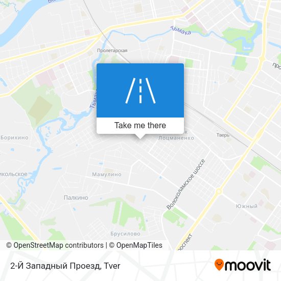 2-Й Западный Проезд map