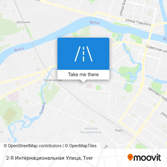 2-Я Интернациональная Улица map