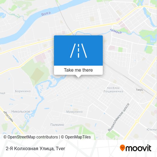 2-Я Колхозная Улица map