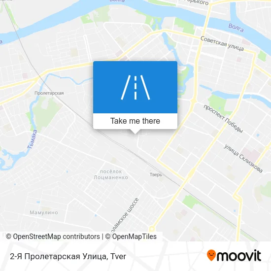 2-Я Пролетарская Улица map