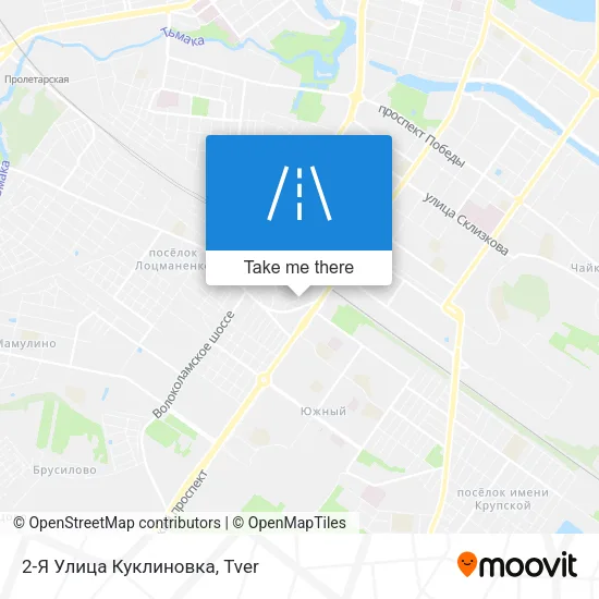 2-Я Улица Куклиновка map
