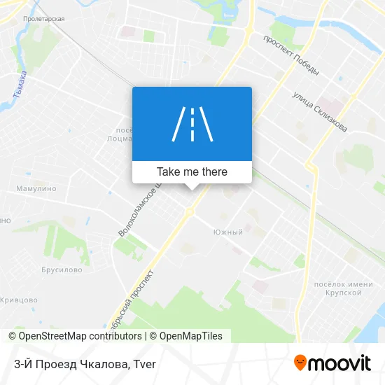 3-Й Проезд Чкалова map
