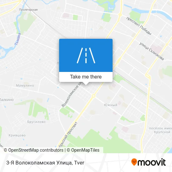 3-Я Волоколамская Улица map