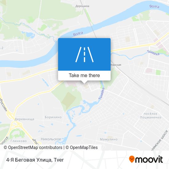 4-Я Беговая Улица map