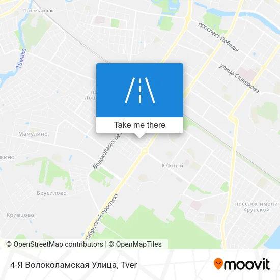 4-Я Волоколамская Улица map