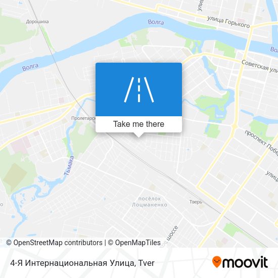 4-Я Интернациональная Улица map